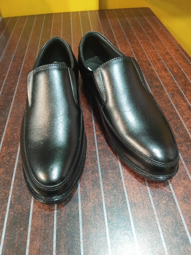 Sleek and polished — a perfect pair of classic black formal shoes ready to step up your style game